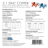 Mad Barn Organic Zinc & Copper 3 to 1