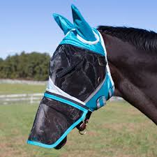 Shires Full Face Fly Mask Detachable Nose