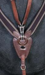 Leather Breastplate with Running Attachment-0